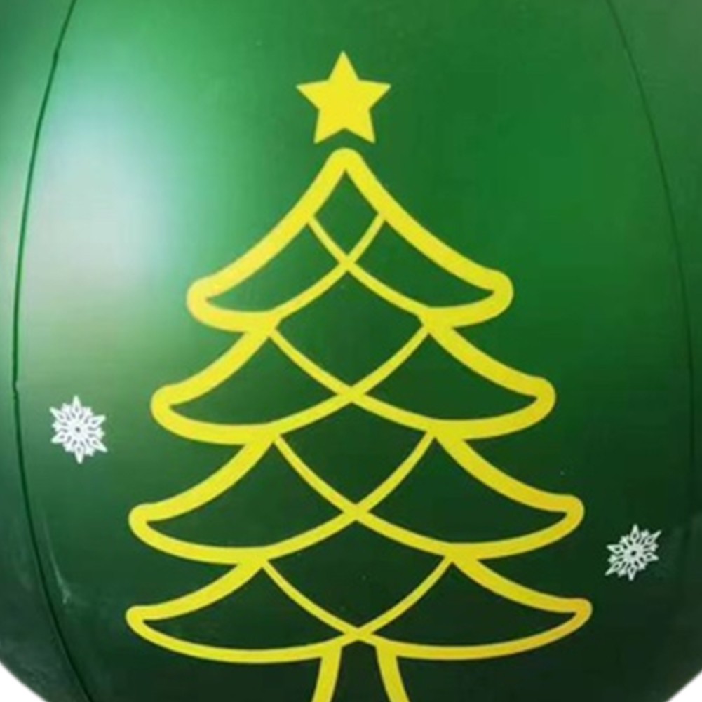 60CM Waterproof Christmas Inflatable Ball - Large Versatile Xmas Decoration for Porch and Courtyard