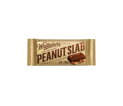 CHOCOLATE PEANUT SLABS 50GM 50s (WHITTAKERS FG0152)