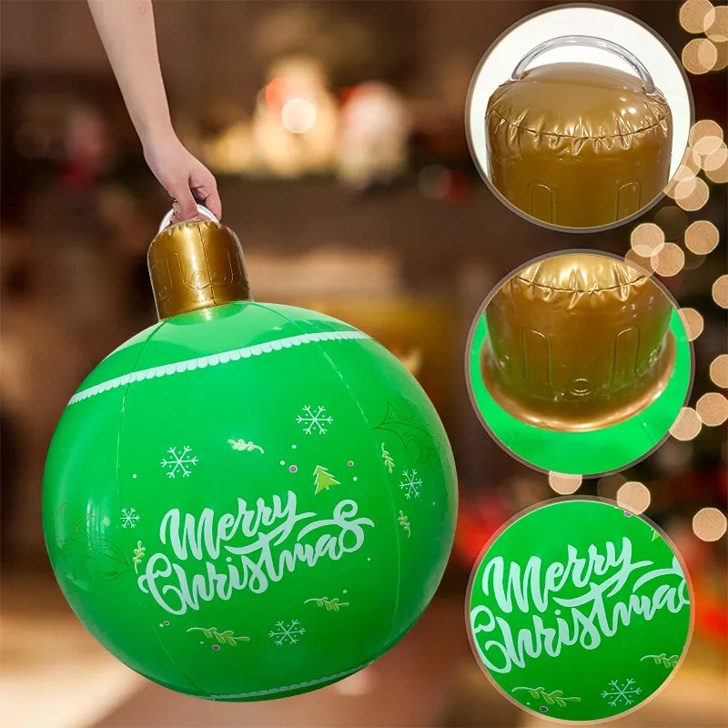 Inflatable Christmas Lantern Ball - Fun Crafts and Outdoor Decoration