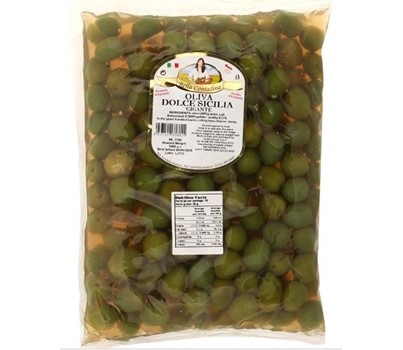 OLIVES SICILIAN GREEN MEDIUM IN BRINE 1.6KG(PRODOTI DGB.102)