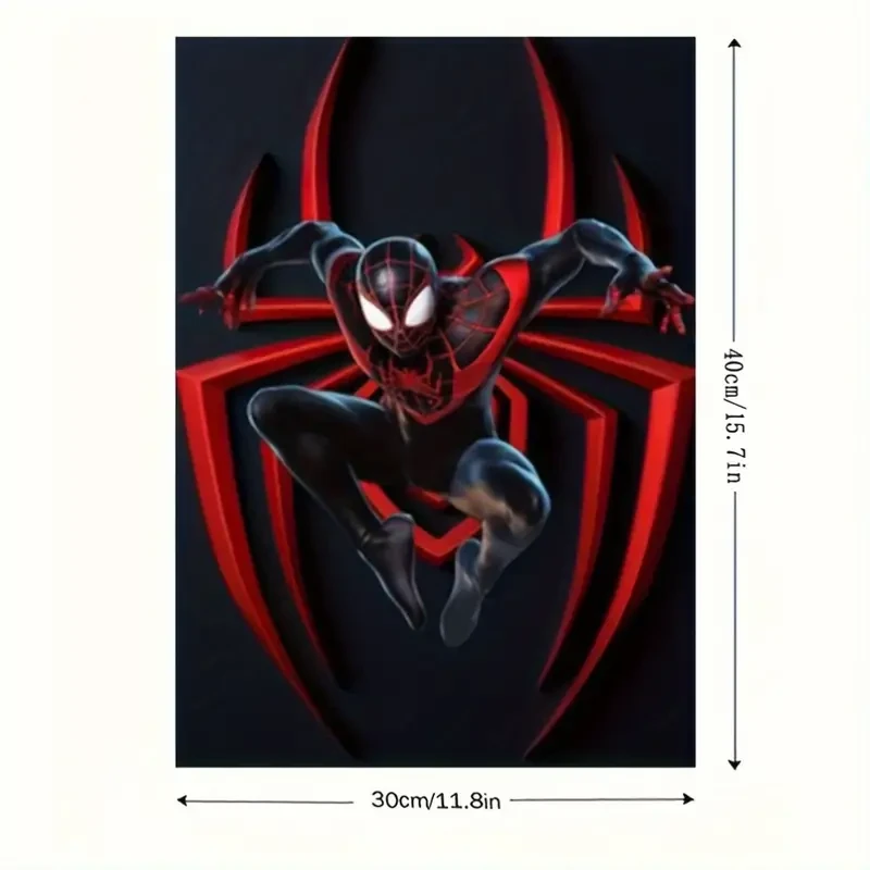Spider-Man Licensed Canvas Art by UME - Framed Wall Decor, Ready to Hang