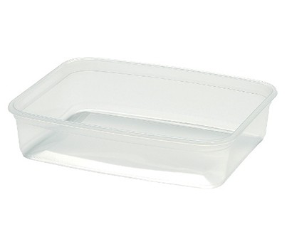 CONTAINERS TRAYS CLEAR 670ML 35s/PKT (HUHTAMAKI 500TP001)