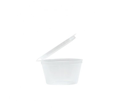 CONTAINERS W/LID ROUND PP 50ML 50s/SLV (EMPEROR 900/094)