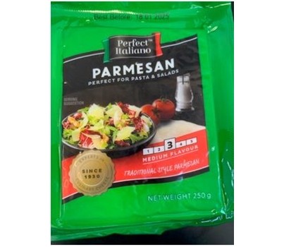 CHEESE PARMESAN BLOCK 250GM (PERFECT ITALIANO 3110001)[CHIL]