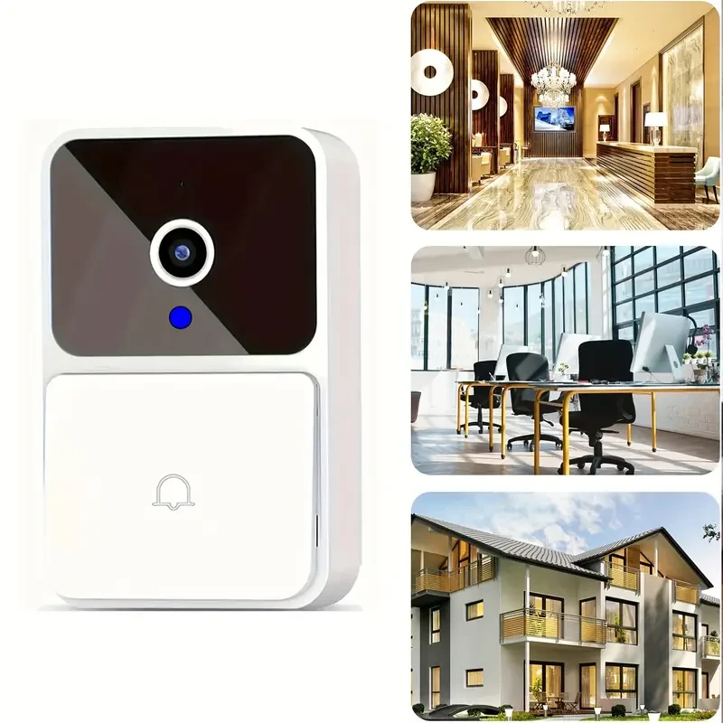 WIFI Doorbell Camera Plus - 480p Wireless Intelligent Video Doorbell with Night Vision