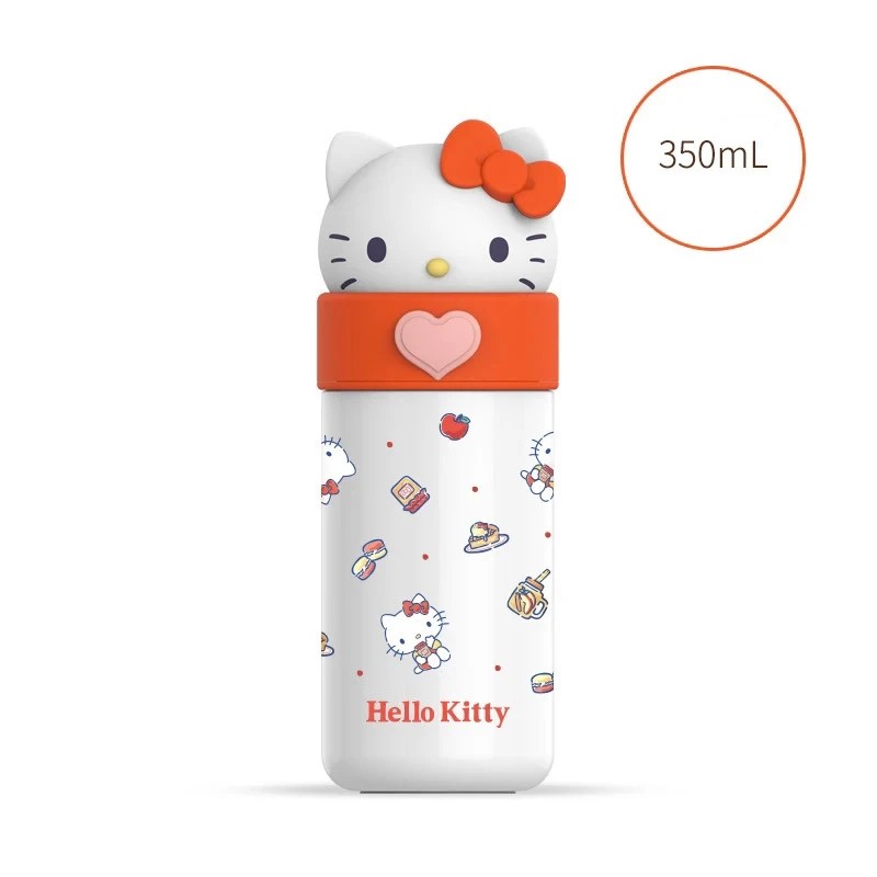 Miniso Hello Kitty Cinnamoroll Kuromi Stainless Steel 316 Thermos Water Bottle  Vacuum Termo Kids Vacuum Flask Bottle Tumbler