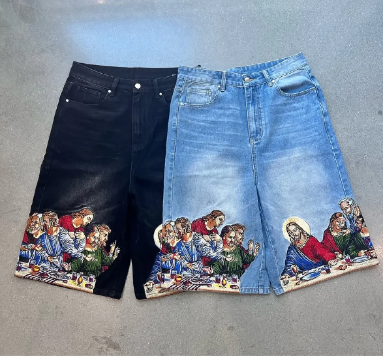 Jesus Printed Back Pocket Men