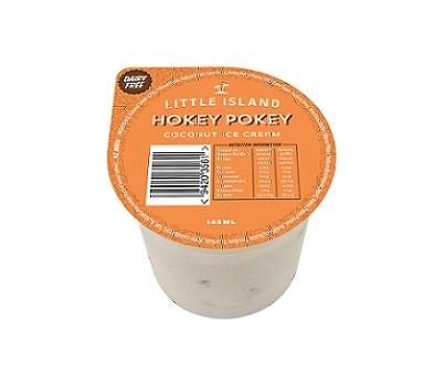ICE CREAM HOKEY POKEY 145ML 16s (LITTLE ISLAND) [FZN]