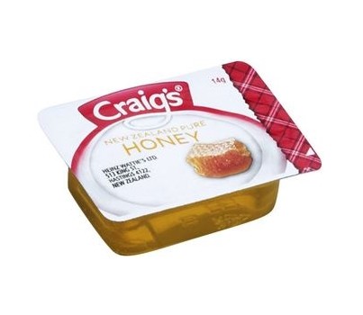 HONEY PCU PORTIONS 14GM 75s (CRAIGS 87092)