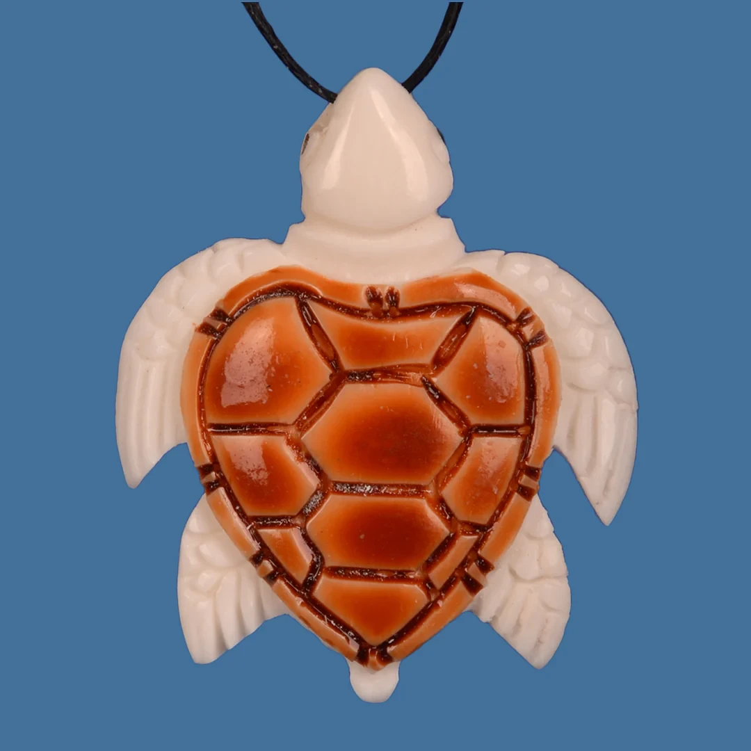Bone Turtle Pendant