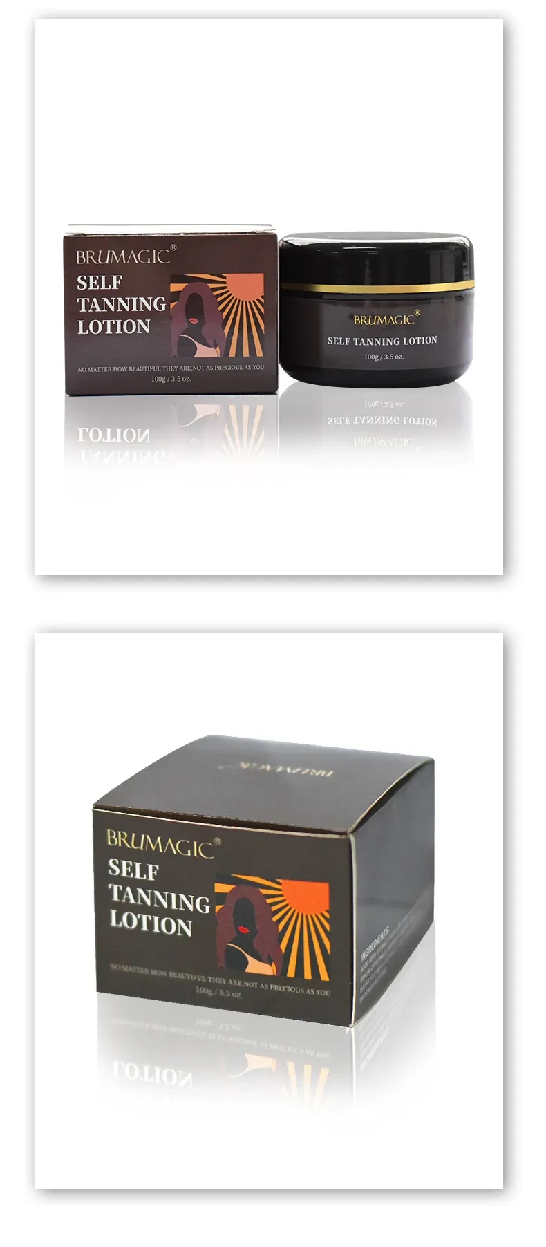 Sun-free Natural Bronze Black Cream