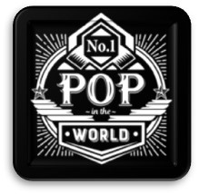 **NO 1 POP MUG AND COASTER SET 330ML