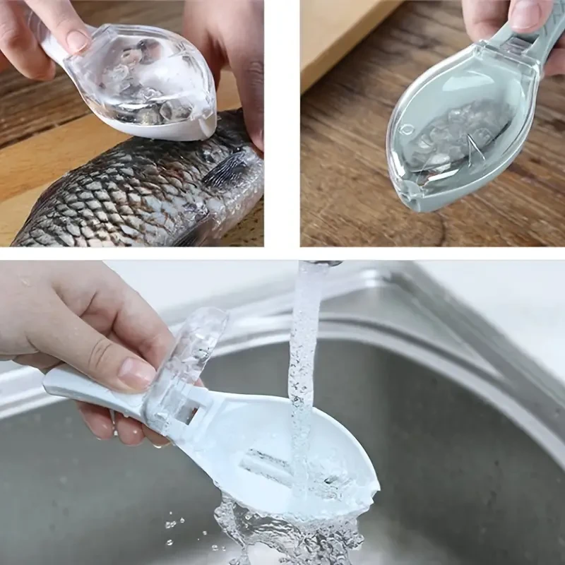 No-Mess Flying Fish Scale Planer & Killer - Quick, Safe, and Easy Fish Prep Tool