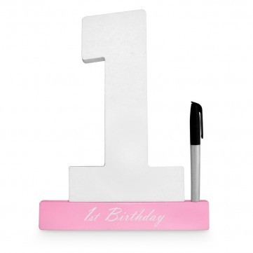 GIRLS 1ST BIRTHDAY SIGN IT