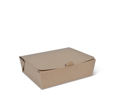 BOXES TAKEAWAY BROWN MEDIUM 800ML 300s (DETPAK L531S0010)