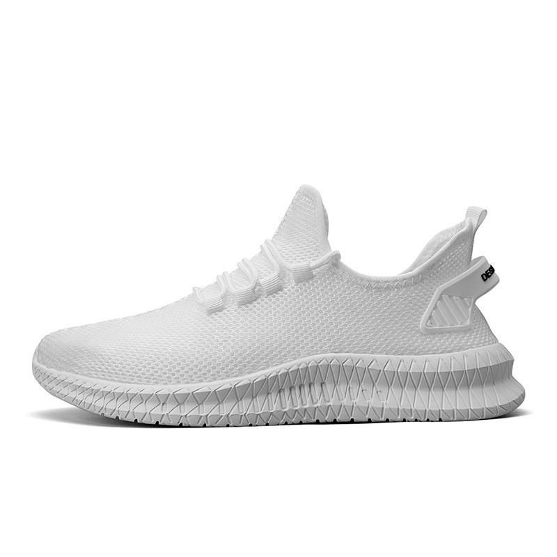 SkyLace: Summer Breeze White Mesh Sneakers