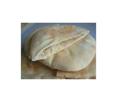 PITA BREAD PLAIN WHITE 4" 125MM 25s (GIANNIS 1002) [FZN]