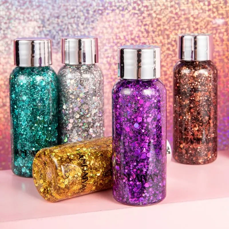 Hair and Body Glitter Gel