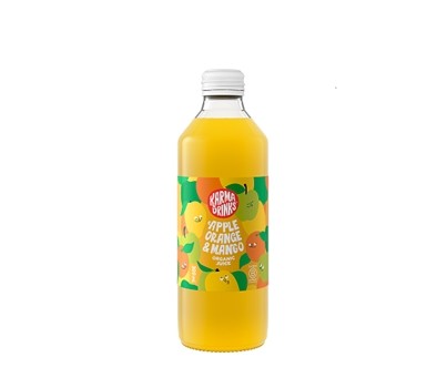 JUICE MANGO, ORANGE & APPLE ORGANIC 300ML 12s(KARMA JM12300)