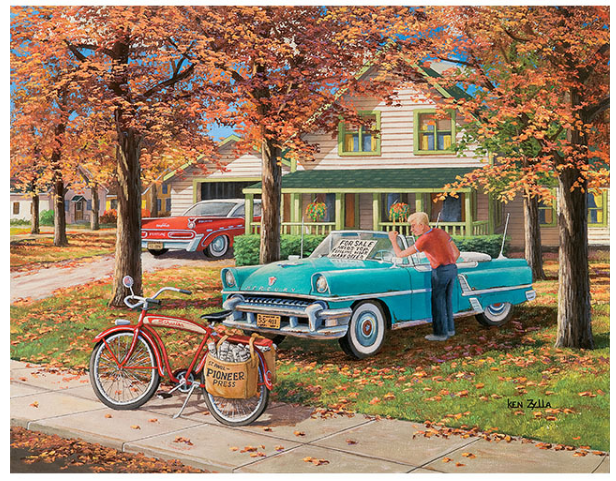 retro art paintings