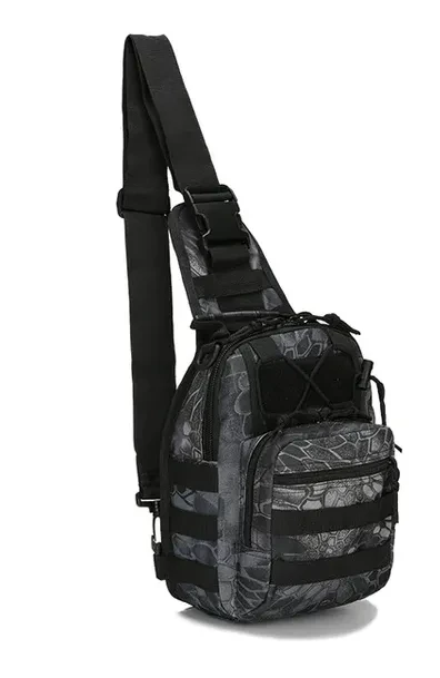 Mens Backpack Tactical Sling Shoulder Bag Molle Travel Chest Pack Outdoor Hiking
