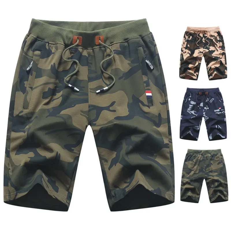 Mens Camo Swim Shorts