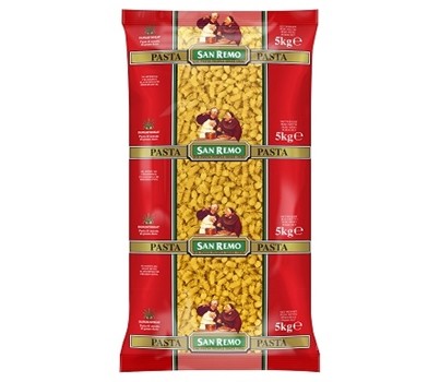 PASTA LARGE SPIRALS 5KG (SAN REMO 1005305)
