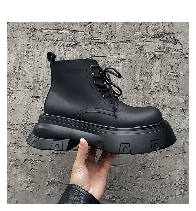 Chunky Black Boots Outfit