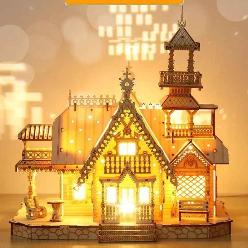 Wooden Model House Kits