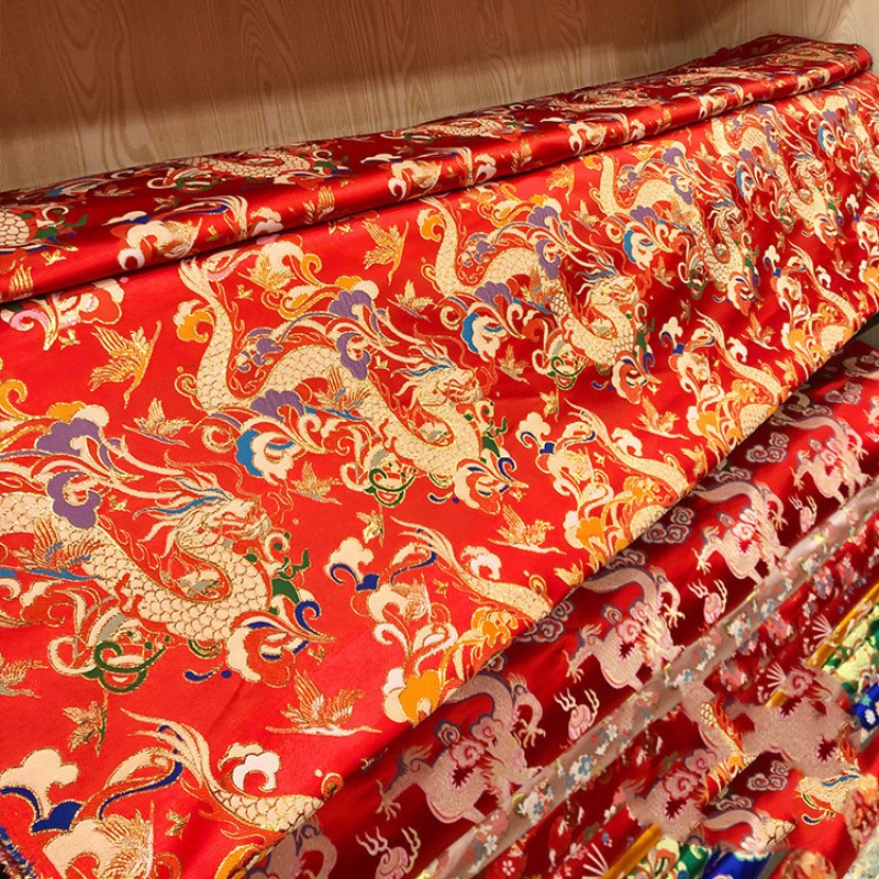 dragon brocade fabric