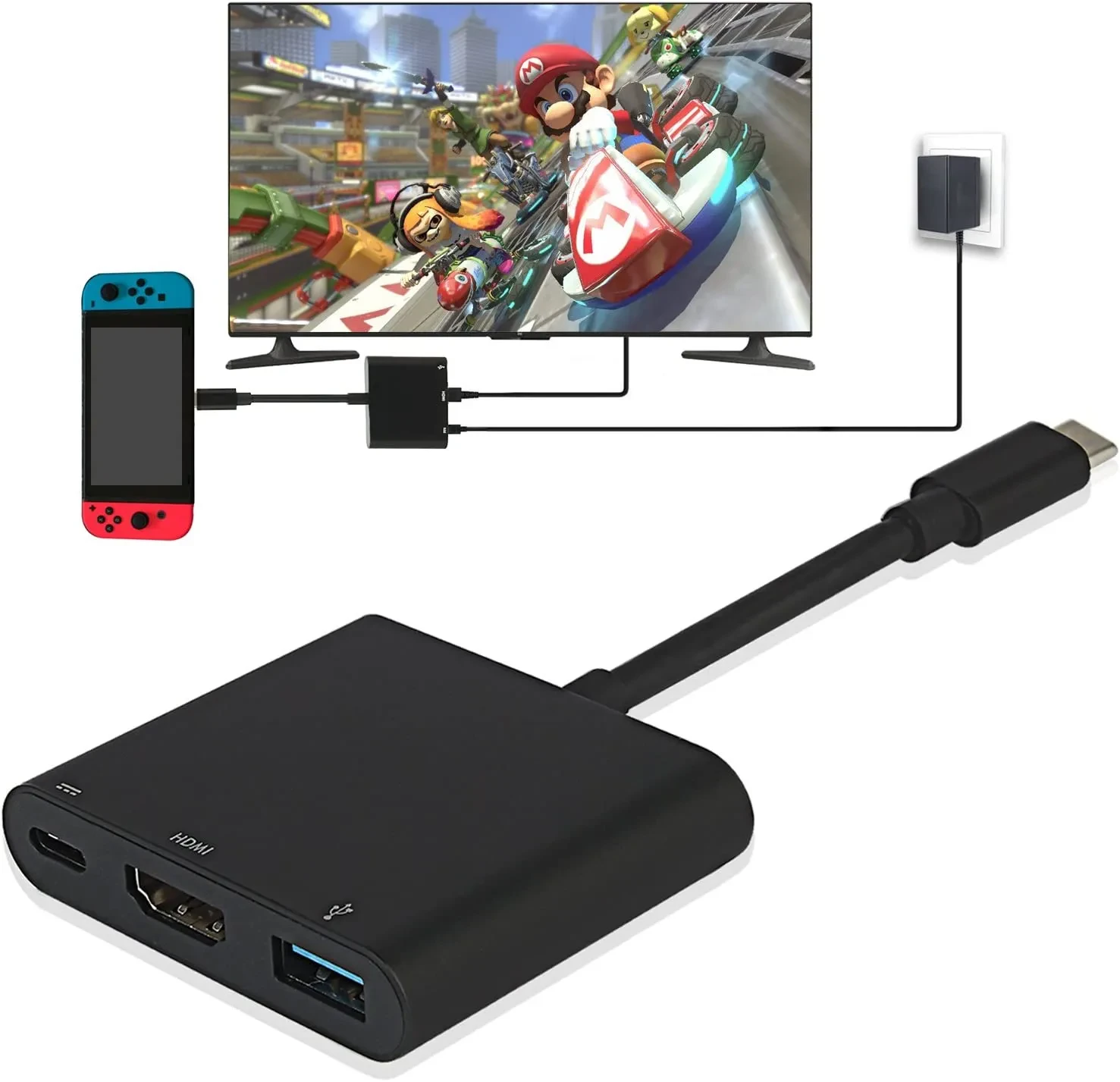USB3.1 Type-C TO HDMI adapter cable