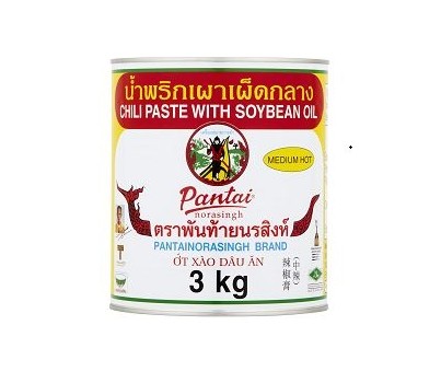 PASTE CHILLI IN SOY OIL 3KG (PANTAI)