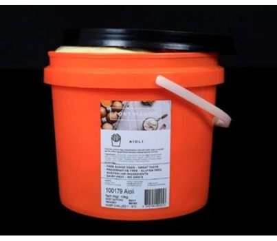 SAUCE AIOLI FREE RANGE 10KG (PORT MAHON 100179)