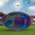 HOLOGRAPHIC GLOWING REFLECTIVE FOOTBALL