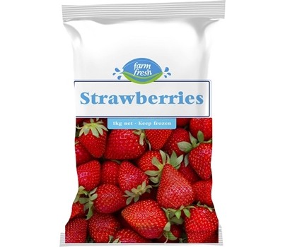 STRAWBERRIES WHOLE 1KG (FARM FRESH) [FZN]