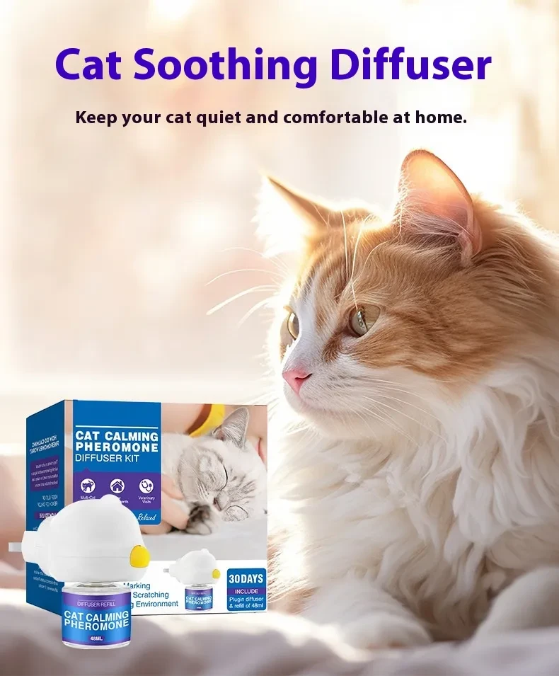 Pet Cat And Dog Anti-stress Mood Soothing Agent Aromatherapy Diffuser