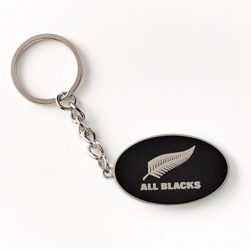 ABOVALKEY ALL BLACKS OVAL KEYRING