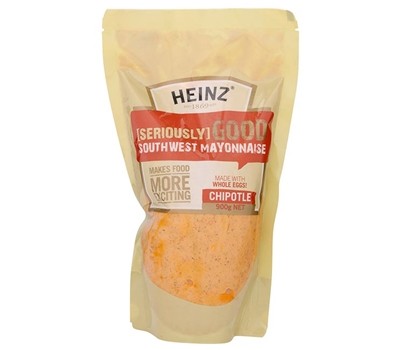MAYONNAISE SERIOUSLY GOOD CHIPOTLE 900GM (HEINZ 3797)