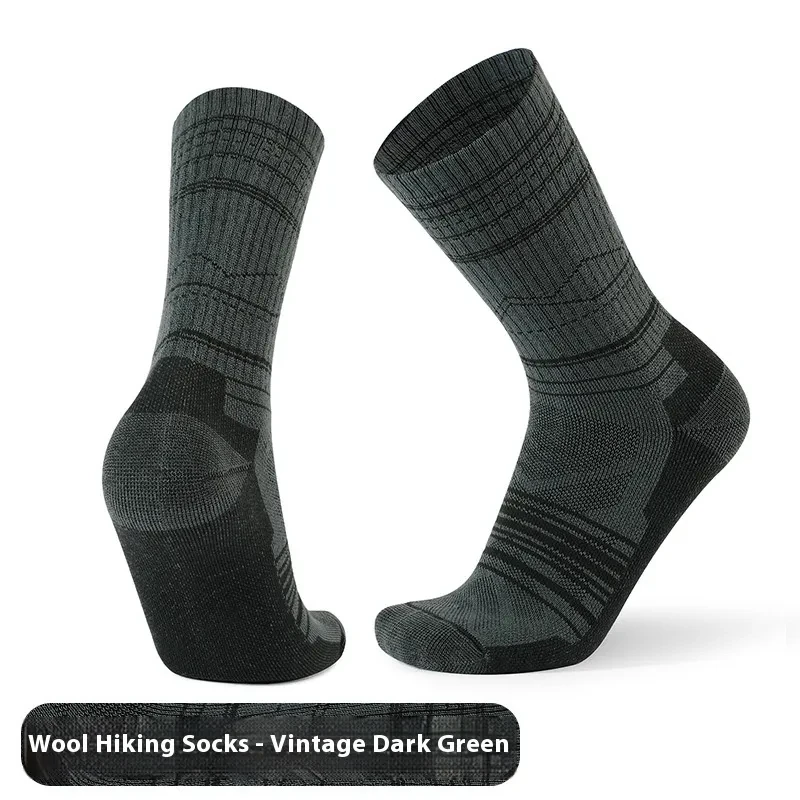 Men's And Women's Warm Wool Knee-high Sports Socks