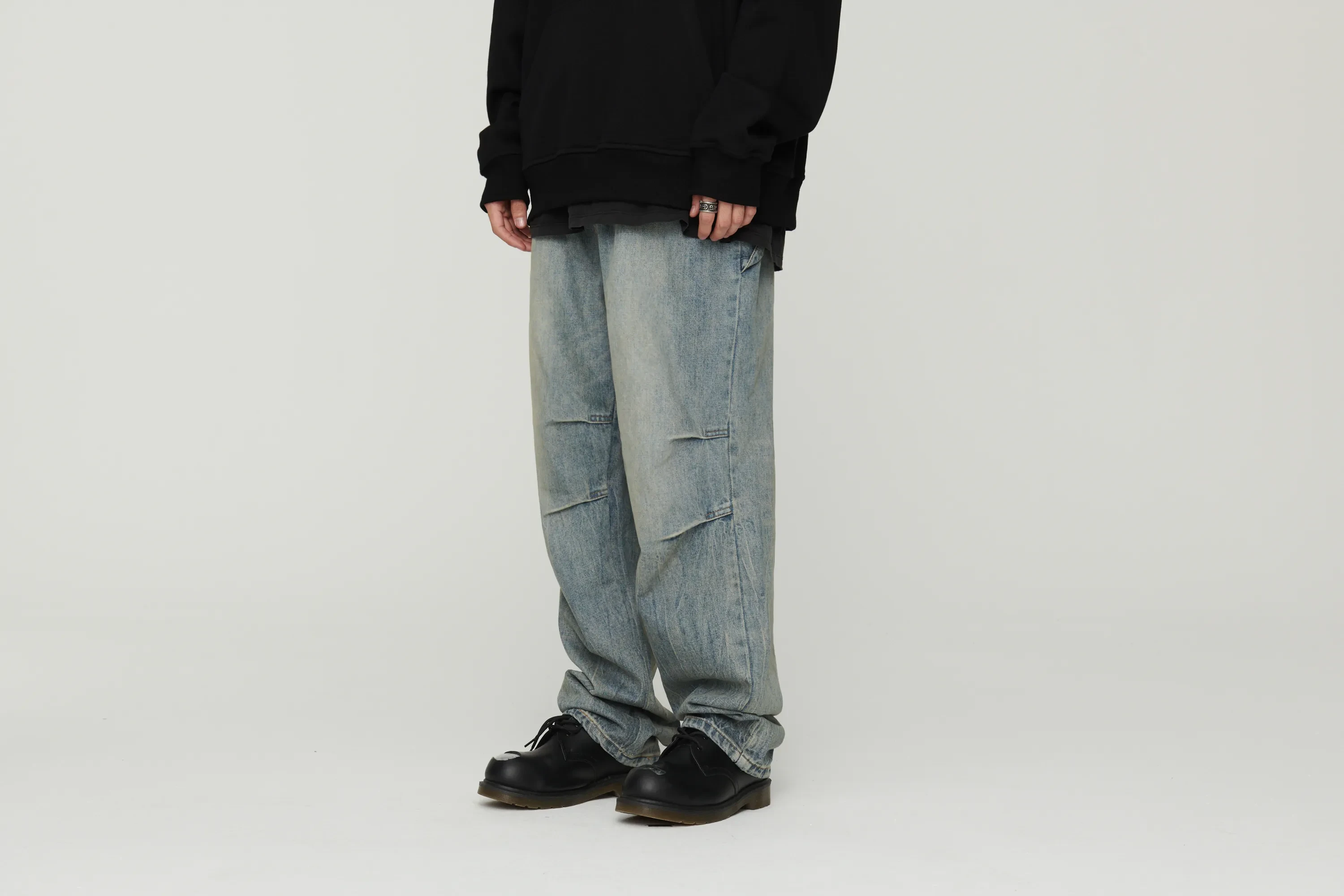 Grey Baggy Jeans