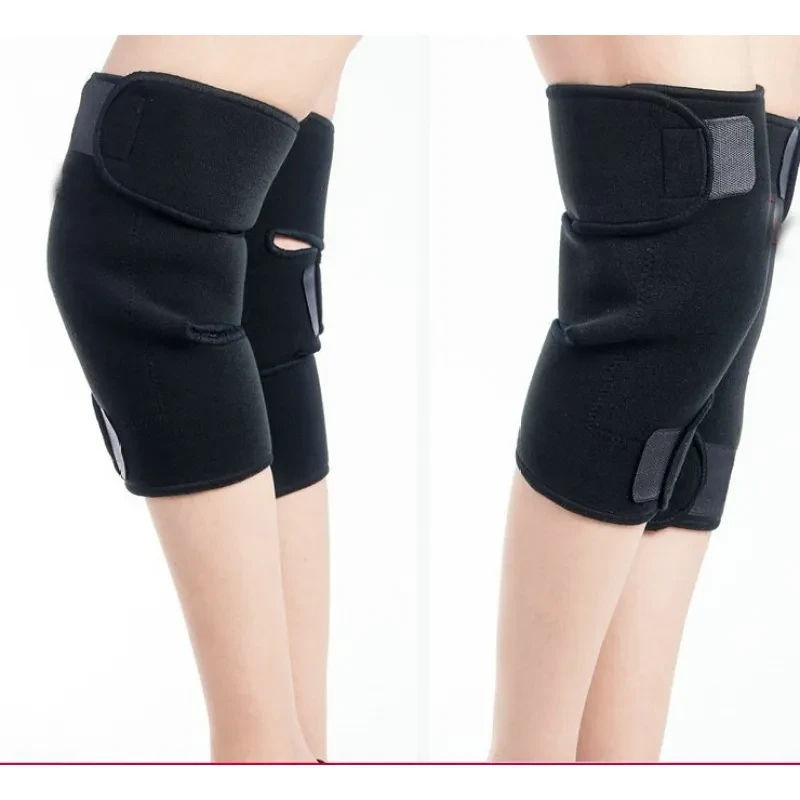 1 Pair Tourmaline Self Heating Knee Pads Magnetic Therapy Kneepad Pain Relief Arthritis Brace Support Patella Knee Sleeves Pads