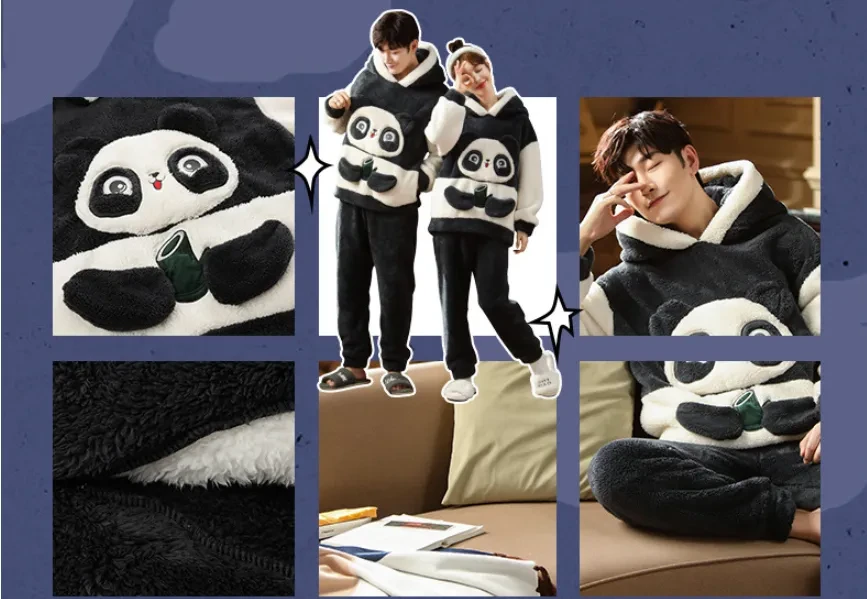 Cartoon Girl Pajamas And Home Service Suit
