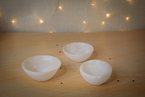 Selenite Crystal Charging Bowls