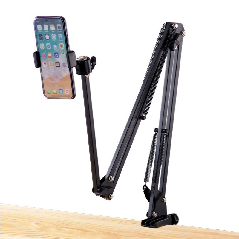Desktop Lazy Bracket, Tablet Cantilever Support Frame, Live Streaming And Drama-watching Artifact, Foldable Metal Cantilever Bracket