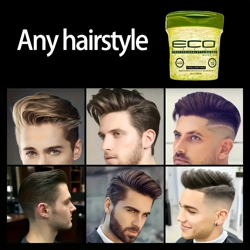 Hair Gel, Containing Plant Essence, Styling Gel, Suitable for Any Hairstyle