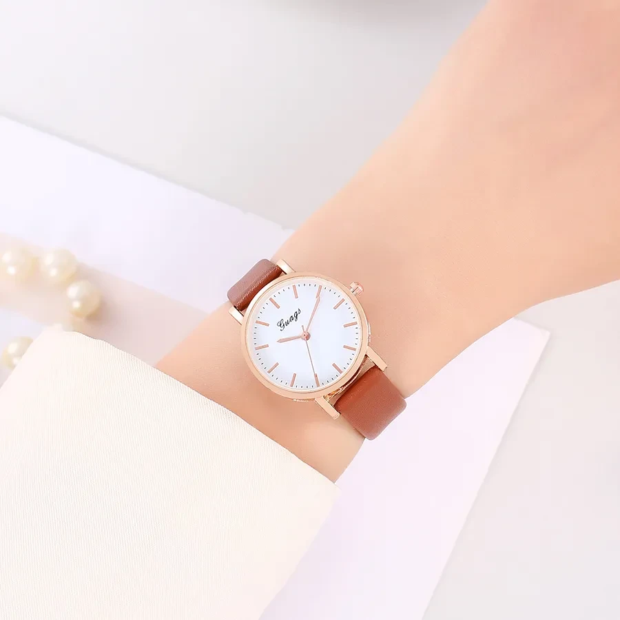 Simple Alloy Belt Watch Women's Quartz