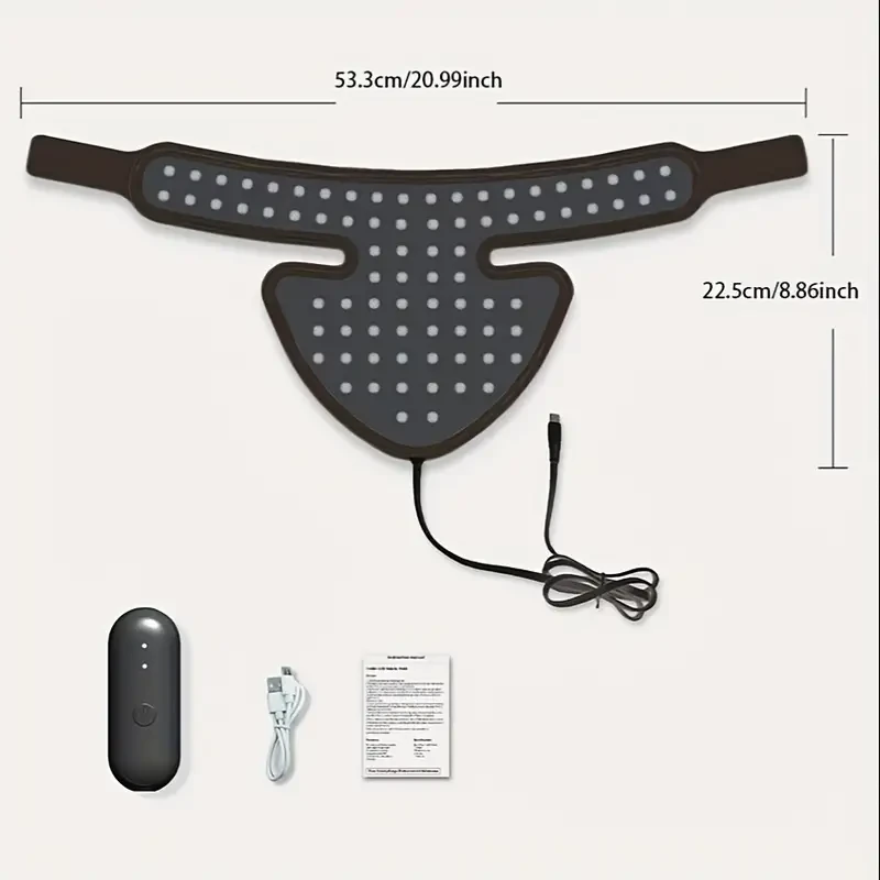 Smooth Glossy Finish, Antiaging Treatment | Stylish Neck Mask | Soft Silicone Mask
