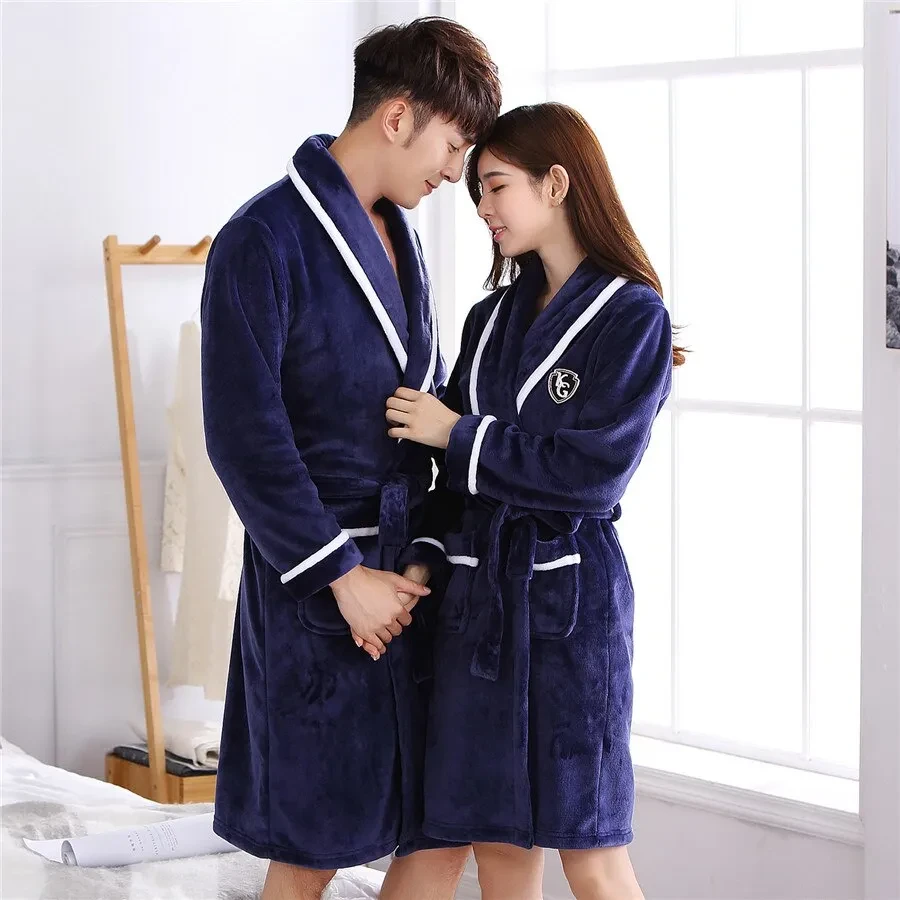 Coralline velvet couple Pajama home clothes