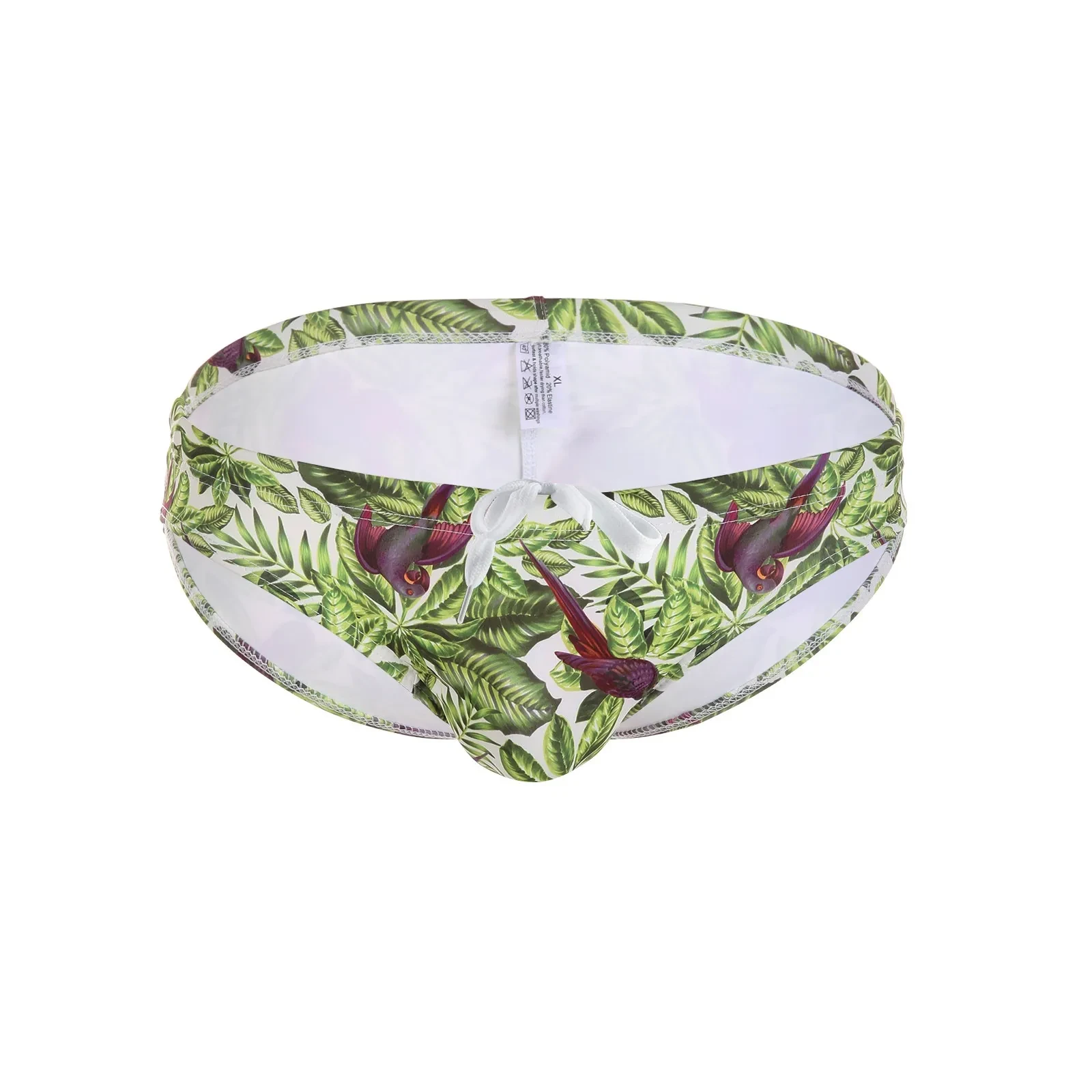 Sexy Print Swimming Trunks Plant Coconut Maple Leaf Trendy Beach Hot Spring Pants Multi-color