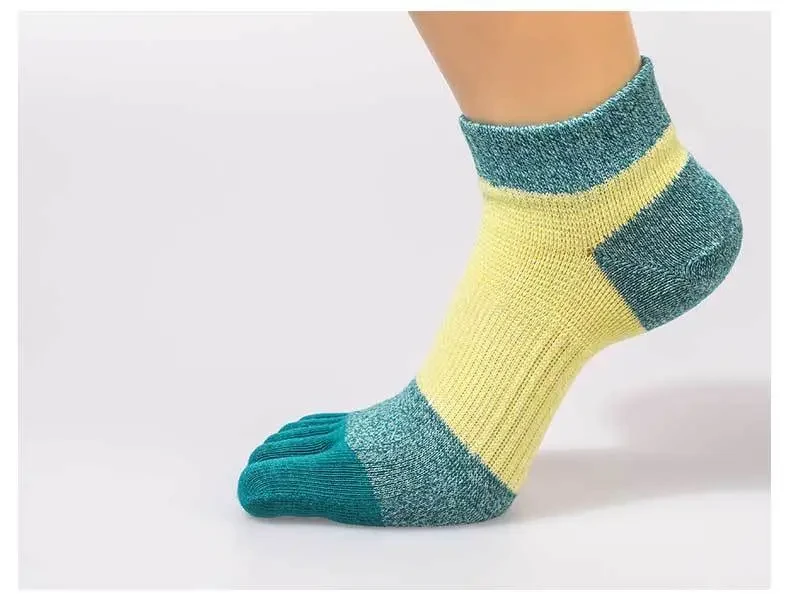 Five-finger Non-slip Socks Cotton Sweat-absorbent Breathable